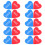 100Pcs Acrylic Hot and Indicator Stickers Assorted 2