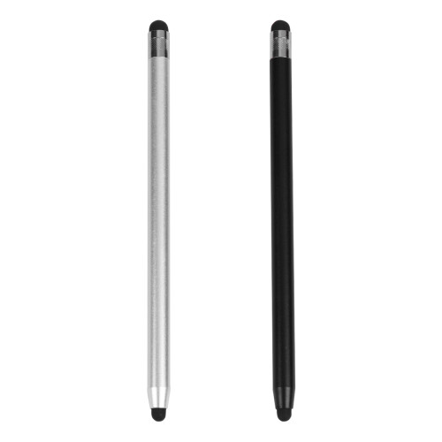 6Pièces Stylus Pen Double Tête Capacitif Pour Noir Argent