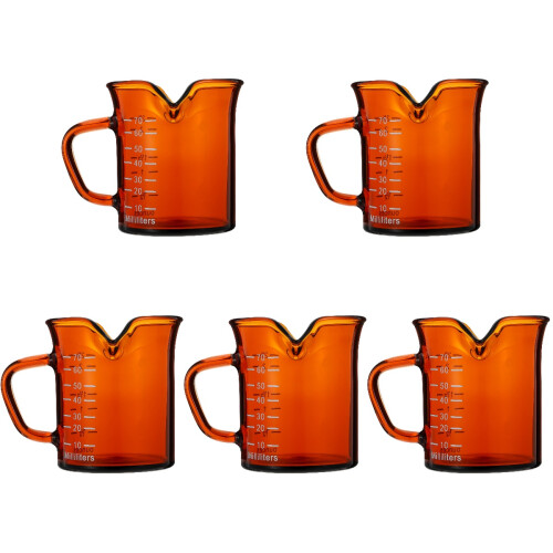 5Pcs Beverage Cups Coffee Milk Measuring Cups Home Use 1