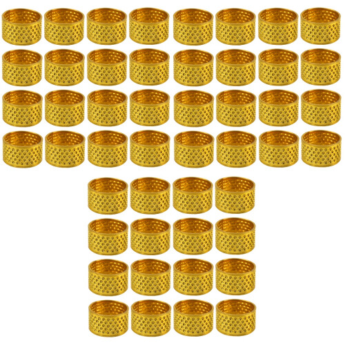 300St DIY Gouden Thimble Ring Met Antislip 1