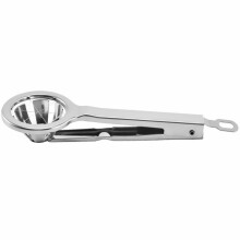 2Pcs Silver Stainless Steel Egg Convenient Kitchen Utensil