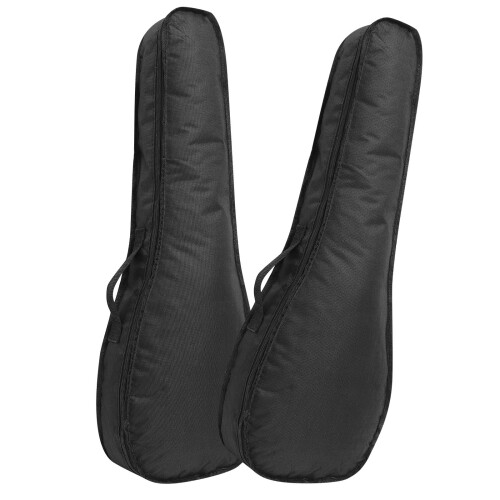 4Pcs Reliable Black Oxford Ukulele Carrying Bag with Adjustable Handle