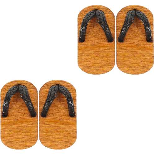 2Paren Paar Multikleur Mini Klompen Voor Mini Huis En 2