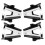 8Pcs Mini Stapler Remover Black Plastic Aluminum Office Staple Puller 3