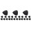12Pairs Bra Inserts Pads Push Up Black Soft Material for A Cup Support 5