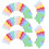 560Pcs Assorted Paper Cutout Decor for Classroom and Summer Party Use 1