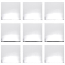 50Pcs Small Square Mirror Tiles Acrylic Silver for DIY Home Decor