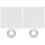 2Pcs White Window Mesh Repair Patch Easy DIY Adhesive Screen for Home 2