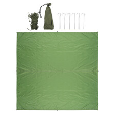 Set Of 2 Waterproof Camping Tarp Tent Ground Lightweight Portable