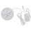 2Pcs Durable Portable Travel Washer Mini Cleaner White USB Powered 1