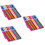 3Sets Assorted Washable Wax Crayons Triangular Shape Kids Painting Set 7