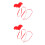 2Pcs Red Breathable Dog Leash for Training and Easy Control Pets 5