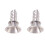 2Pcs Handheld Manual Squeezer Silver Lemon Juicer for Home Kitchen 2