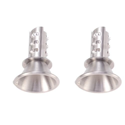 2Pcs Handheld Manual Squeezer Silver Lemon Juicer for Home Kitchen 1