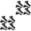8Pcs Mini Stapler Remover Black Plastic Aluminum Office Staple Puller 5