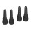 4Pcs Reliable Black Oxford Ukulele Carrying Bag with Adjustable Handle 6