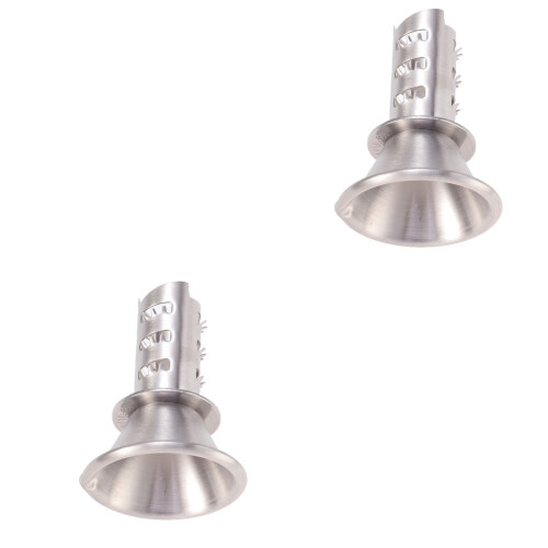 2Pcs Handheld Manual Squeezer Silver Lemon Juicer for Home Kitchen 2