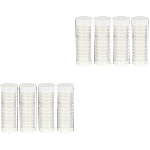 88Pcs Smooth White Plastic Binding Buckles for DIY Loose 2
