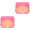 2Pcs Pet Litter Tray Pink Portable Rabbit Potty for Training 3