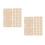 2 Pieces Card Making Supplies Table Tent Cards Needlework Project 10