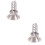 2Pcs Handheld Manual Squeezer Silver Lemon Juicer for Home Kitchen 6