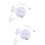 2Pcs Durable Portable Travel Washer Mini Cleaner White USB Powered 8