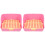 2Pcs Pet Litter Tray Pink Portable Rabbit Potty for Training 2
