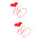 2Pcs Red Breathable Dog Leash for Training and Easy Control Pets 7
