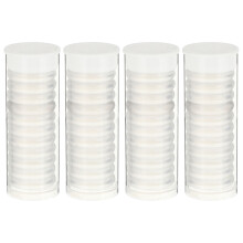 88Pcs Smooth White Plastic Binding Buckles for DIY Loose