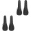 4Pcs Reliable Black Oxford Ukulele Carrying Bag with Adjustable Handle 5