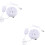 2Pcs Durable Portable Travel Washer Mini Cleaner White USB Powered 7