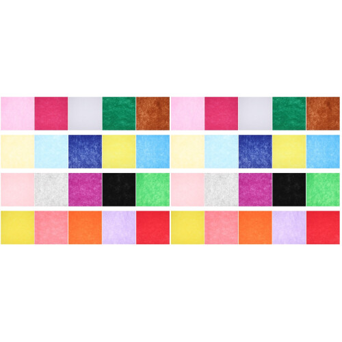 40Pcs DIY Felt Fabric Sheets Assorted Colors for Kids Sewing Projects 1