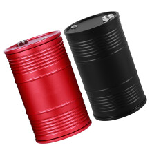 2Pcs Car Ashtray Aluminum Alloy Windproof Smokeless Portable Auto Use