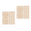 2 Pieces Card Making Supplies Table Tent Cards Needlework Project 4