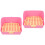 2Pcs Pet Litter Tray Pink Portable Rabbit Potty for Training 4