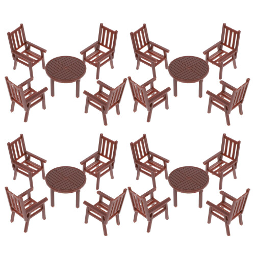 8 Sets Mini Table Chair Set Model For Living Room