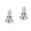 2Pcs Handheld Manual Squeezer Silver Lemon Juicer for Home Kitchen 4