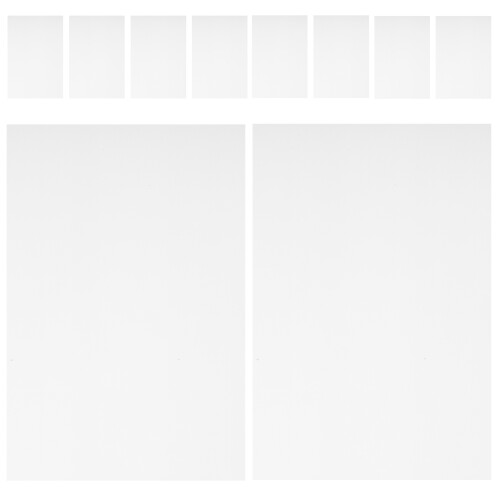 20Pcs PVC Shrinkable Heat Shrink Sheets for Craft Projects