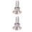 2Pcs Handheld Manual Squeezer Silver Lemon Juicer for Home Kitchen 5