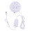 2Pcs Durable Portable Travel Washer Mini Cleaner White USB Powered 10