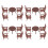 8 Sets Mini Table Chair Set Model For Living Room 3