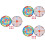 6 Sets Portable Dart Board Toy Kit For Kids 6