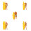 5Pcs Mini Surfing Boy Figurine 1:64 Scale Beach Model 7