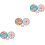 6 Sets Portable Dart Board Toy Kit For Kids 5