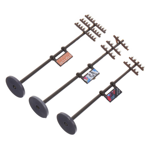 plastic telegraph pole models set diy scenario supply