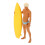 5Pcs Mini Surfing Boy Figurine 1:64 Scale Beach Model 3