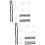 40Pcs Adjustable Elastic Bow Tie Straps Assorted Color Extension Bands 9