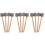 3 Count Foam Drumsticks Band Instruments Marching Child Grey 4