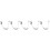5pcs Chin Strap Cup Belt White Adjustable Polyester 9