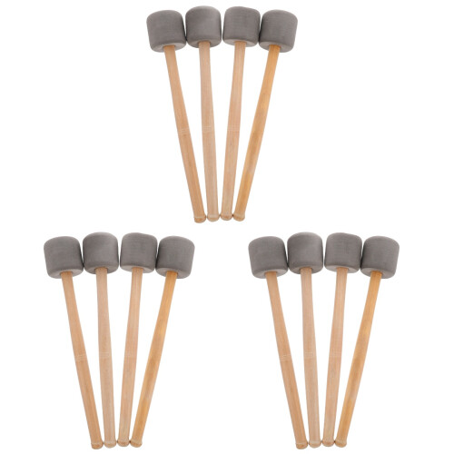 3 Count Foam Drumsticks Band Instruments Marching Child Grey 1